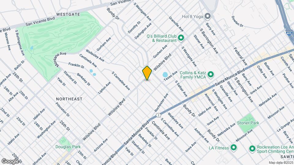 1209 Amherst Ave, Unit 102 Map and Location Details