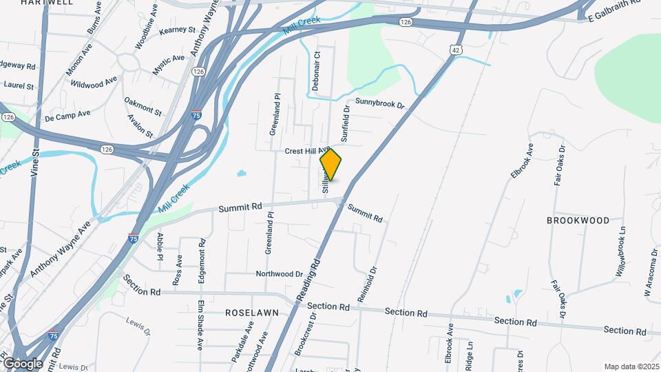 7740 Stillwell Rd-Unit -1 Map and Location Details