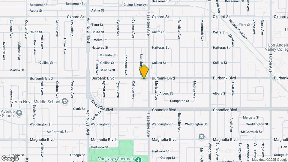 14116 Burbank Blvd Mapa y Detalles de la Ubicación
