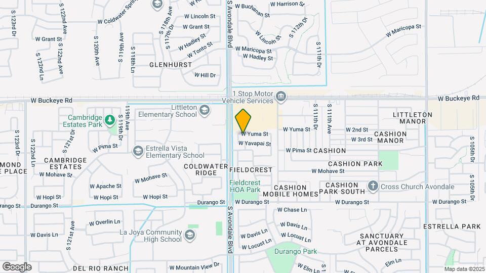 11427 W Yuma St Map and Location Details