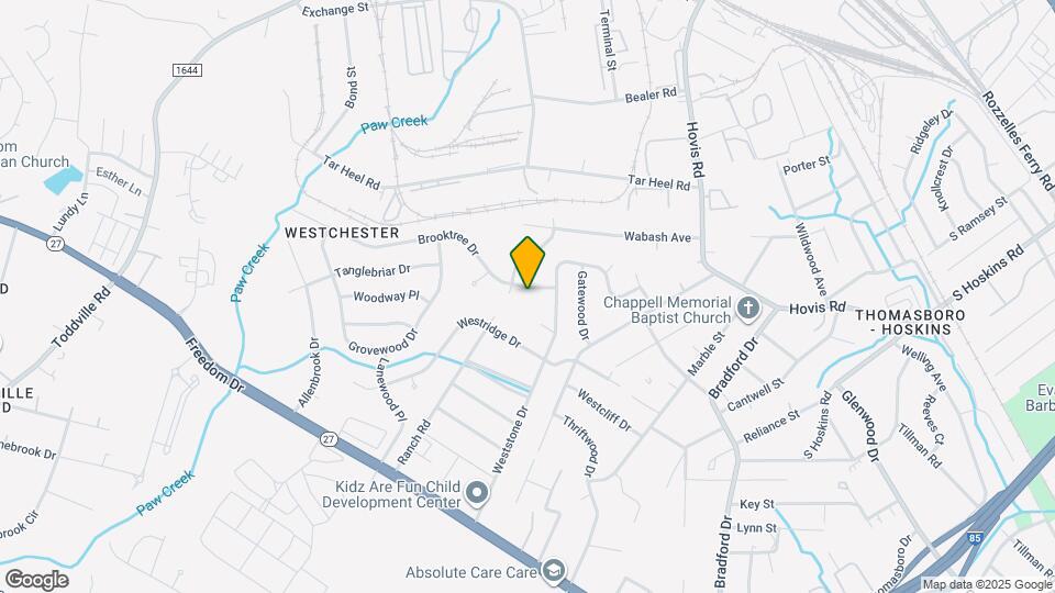 4423 Brooktree Dr Map and Location Details