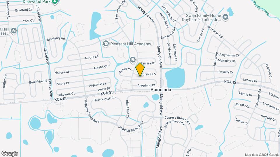 309 Alegriano Ct Map and Location Details