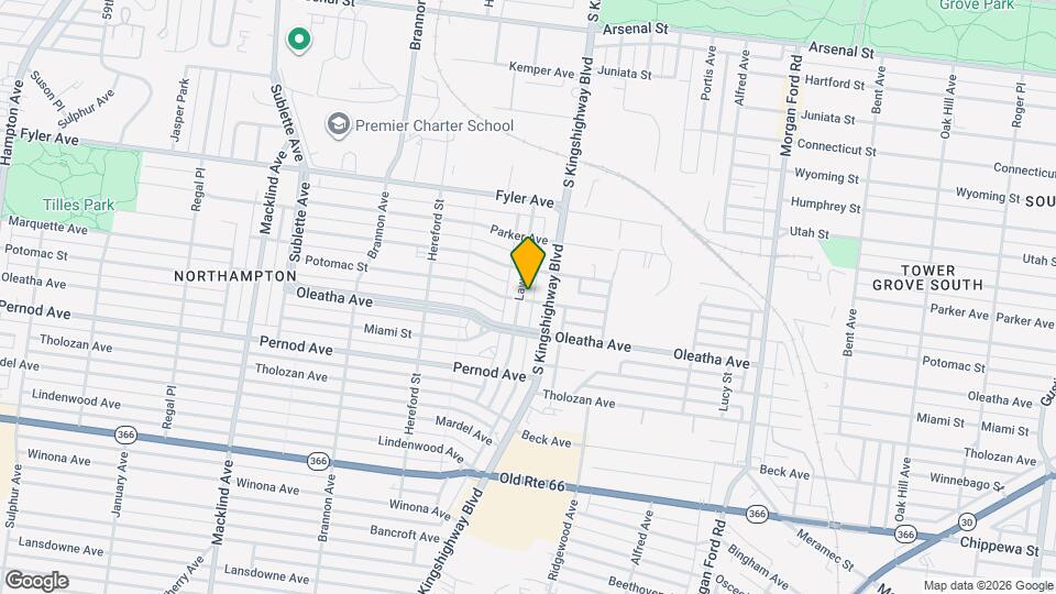 4915 Potomac St Map and Location Details