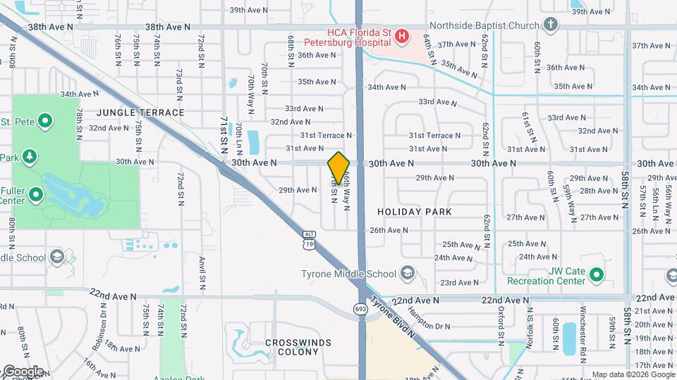 2851 67th St N Map and Location Details