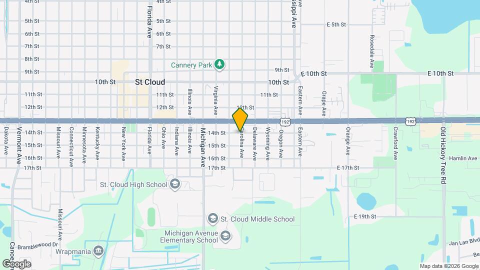 1400 Carolina Ave Map and Location Details