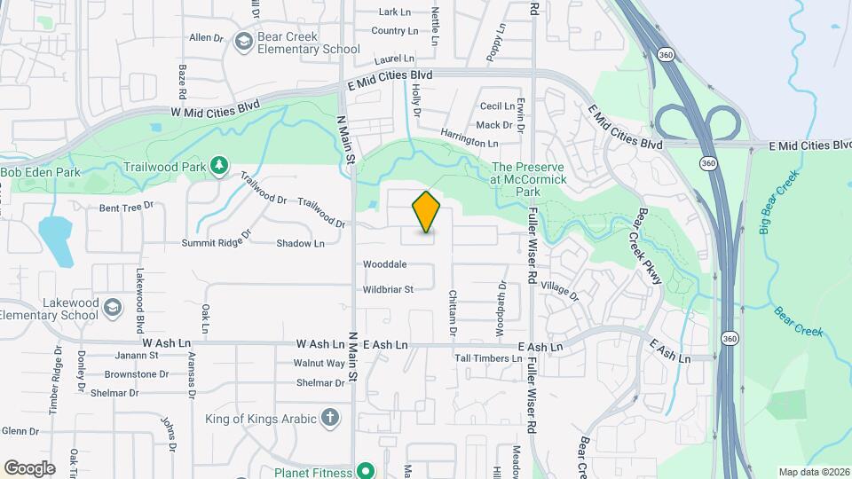 311 Park Crest Ave Map and Location Details