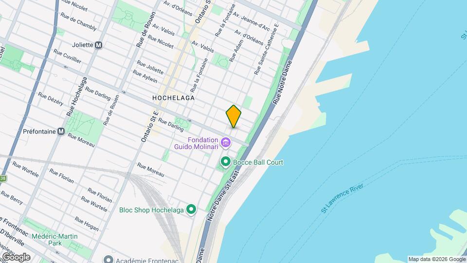 3420 Sainte-Catherine Rue E Map and Location Details