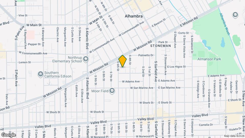 503 W Linda Vista Ave Map and Location Details