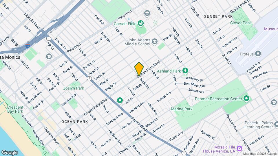 2612 Euclid St Mapa y Detalles de la Ubicación