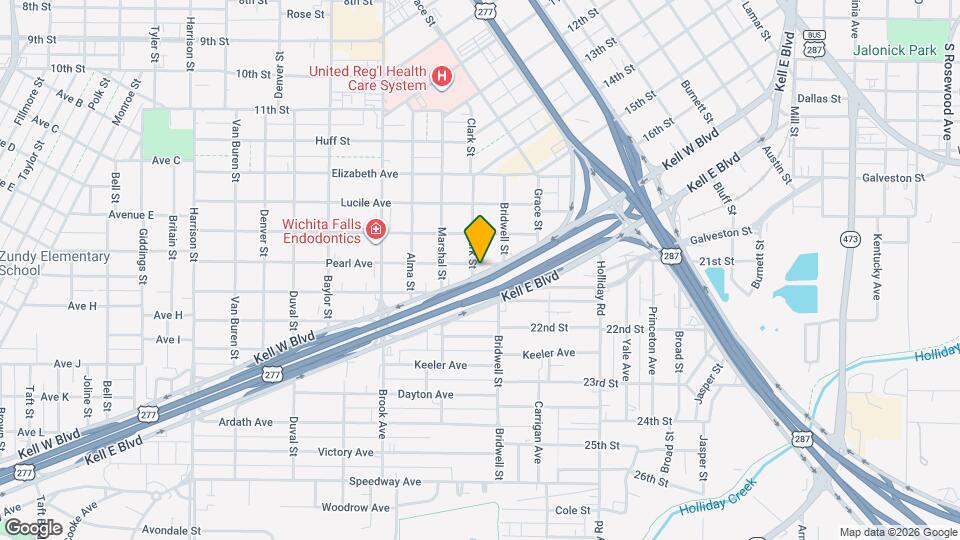 1625 Pearl Ave Map and Location Details