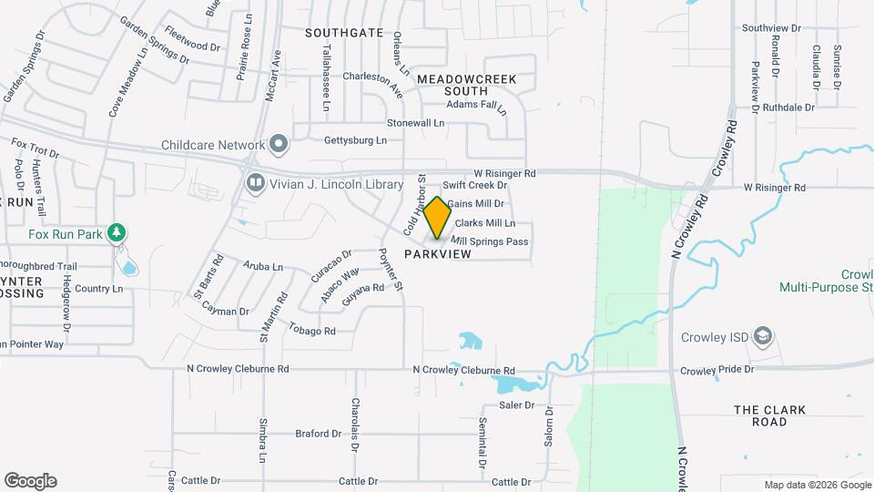 2668 Clarks Mill Ln Mapa y Detalles de la Ubicación