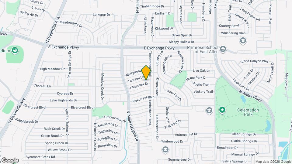 1325 Clearview Dr Map and Location Details