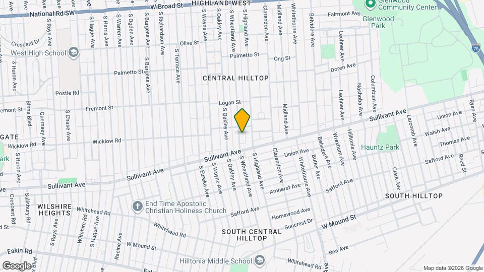 420 S Wheatland Ave Map and Location Details