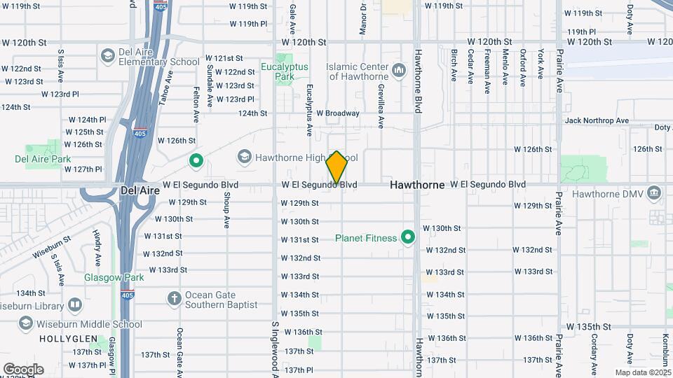 4616 W El Segundo Blvd Mapa y Detalles de la Ubicación
