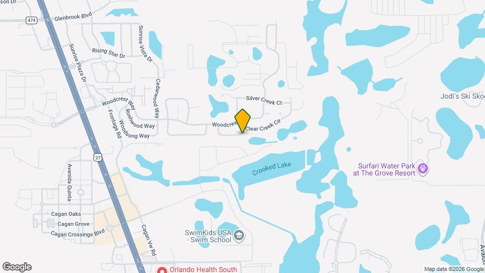 1125 Winding Water Way Mapa y Detalles de la Ubicación