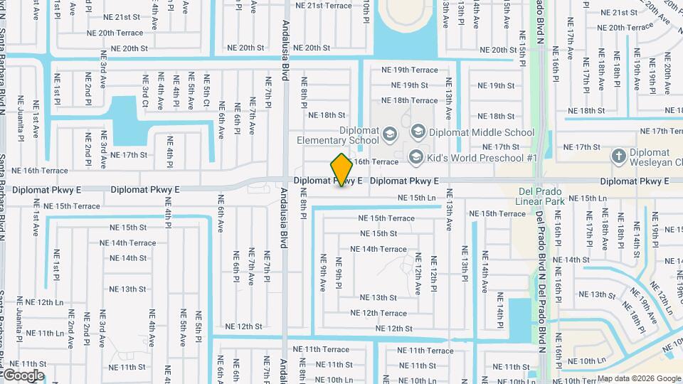 913 NE 15th Ln Map and Location Details