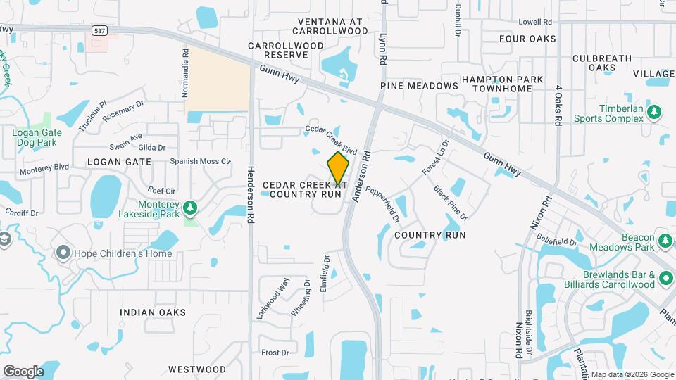 5906 Birchwood Dr Map and Location Details