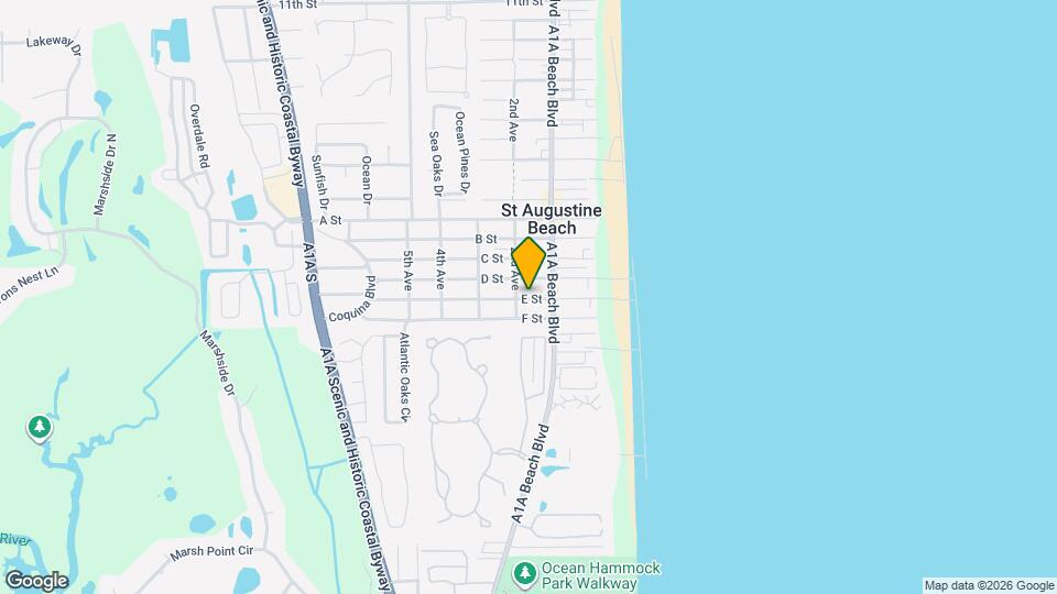 112 E St Mapa y Detalles de la Ubicación