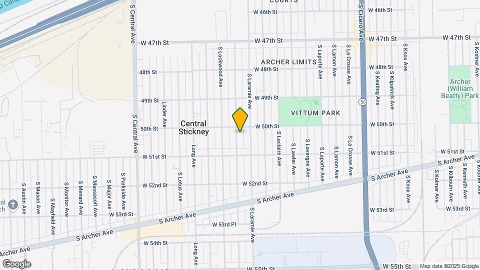 5011 Latrobe Ave Map and Location Details