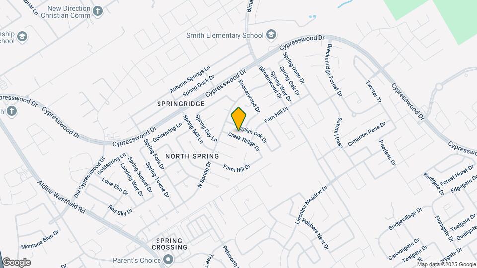 23922 Creek Ridge Dr Map and Location Details