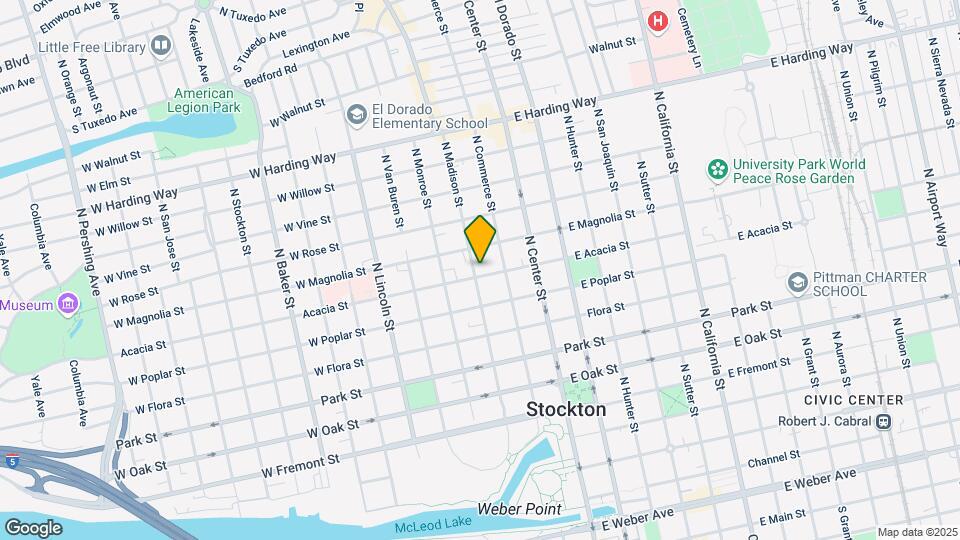 143 W Acacia St Mapa y Detalles de la Ubicación