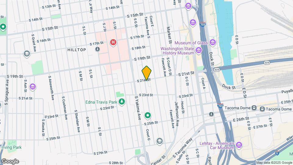 2103 S G St Map and Location Details