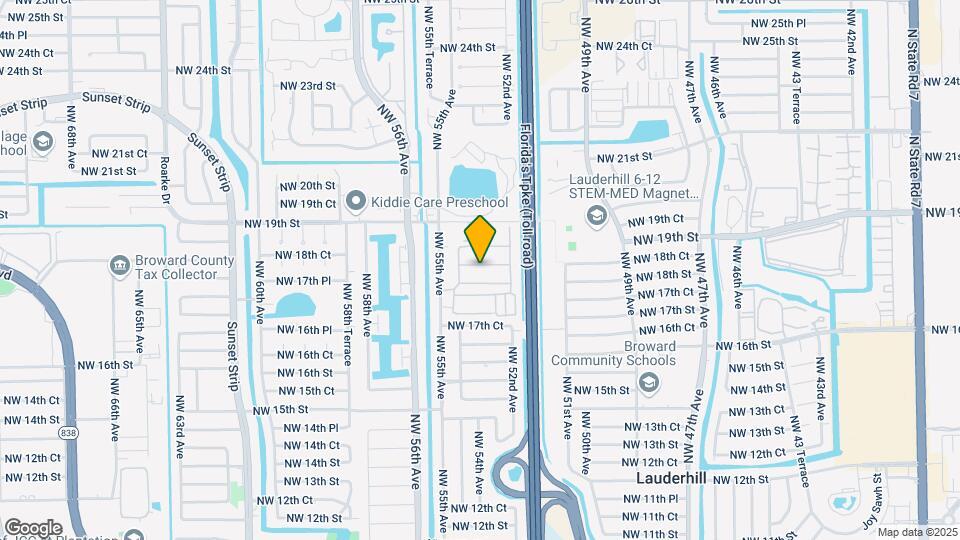 5316 NW 18th Ct Map and Location Details
