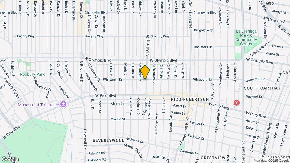9100 Whitworth Dr-Unit -1 Map and Location Details