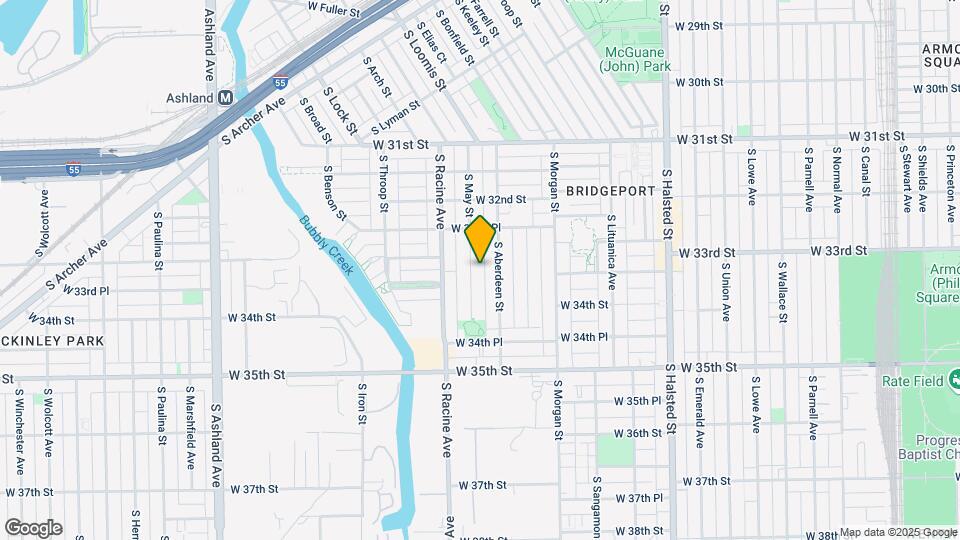 3311 South May Street Map and Location Details