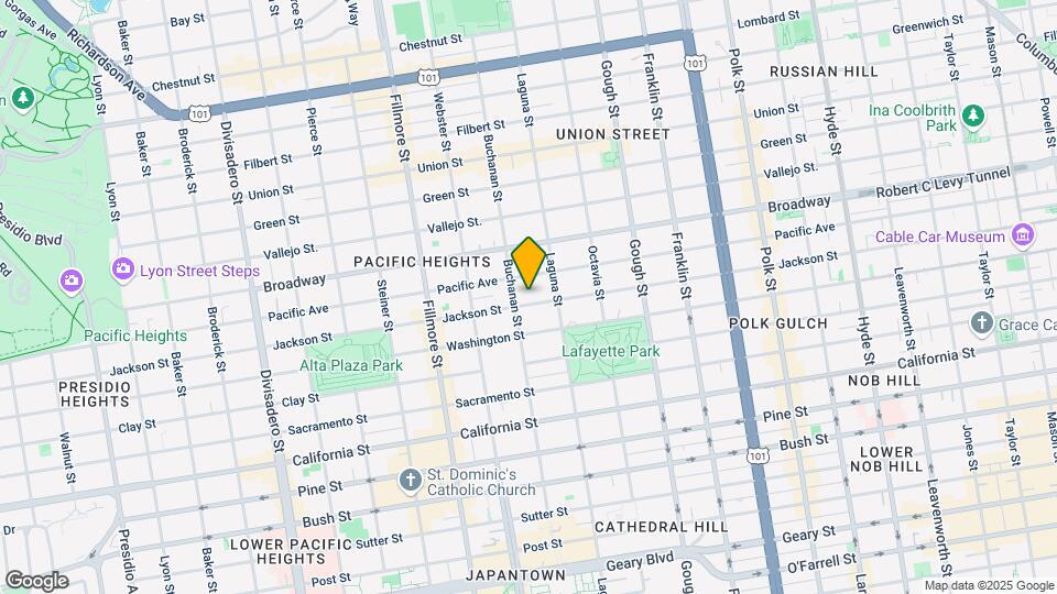 2170 Jackson St Map and Location Details