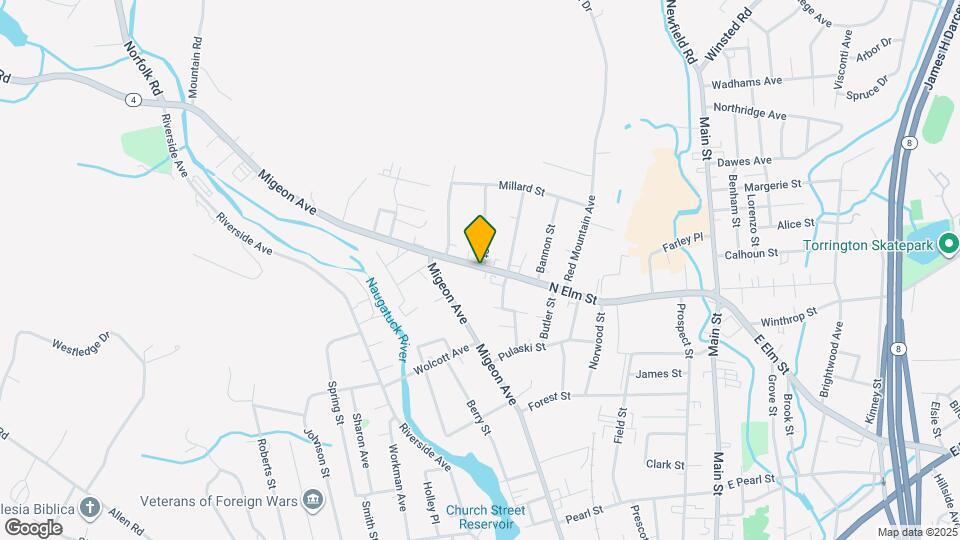 375 N Elm St Mapa y Detalles de la Ubicación