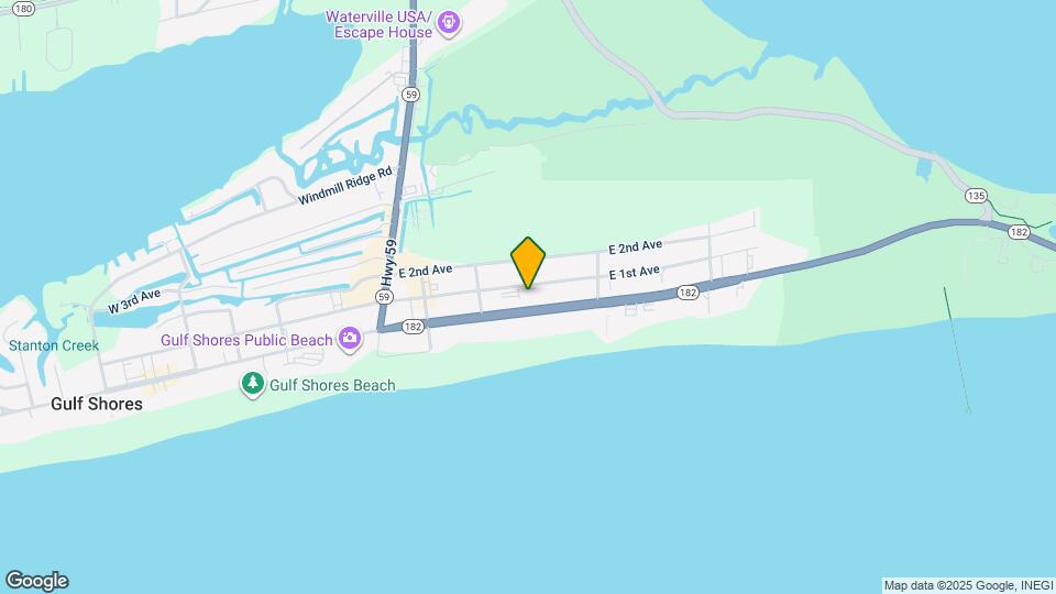 344 E Beach Blvd Mapa y Detalles de la Ubicación