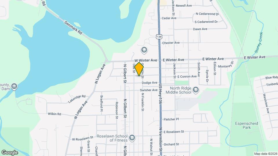 206 W Conron Ave Map and Location Details