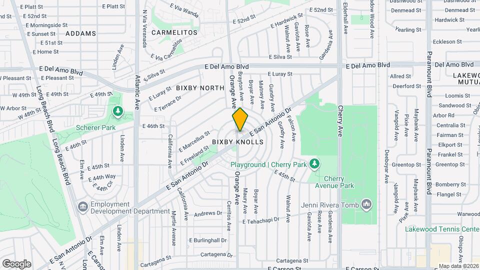 1203 E San Antonio Dr Map and Location Details