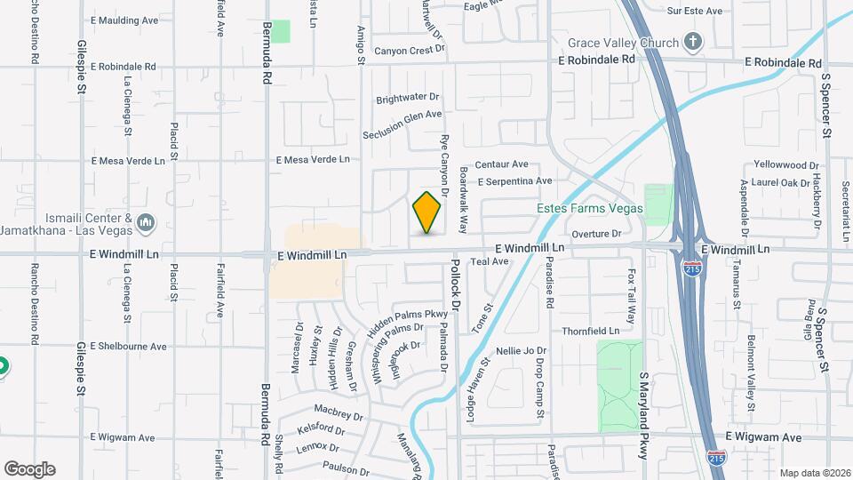 735 Stonecliff Way Map and Location Details