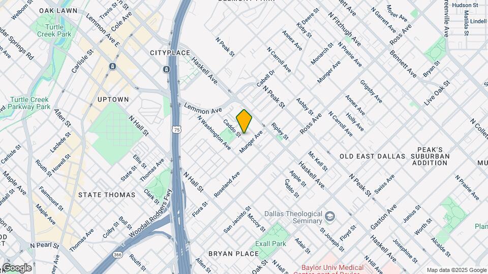 1910 Caddo St Map and Location Details