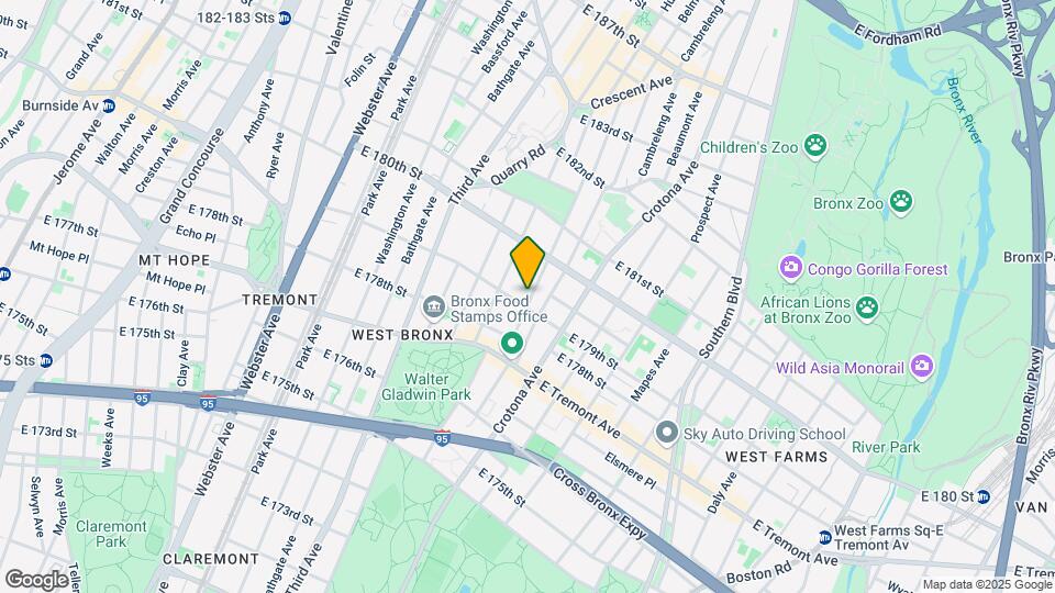 2019 Hughes Ave Mapa y Detalles de la Ubicación