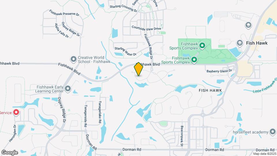 5857 Fishhawk Ridge Dr Map and Location Details