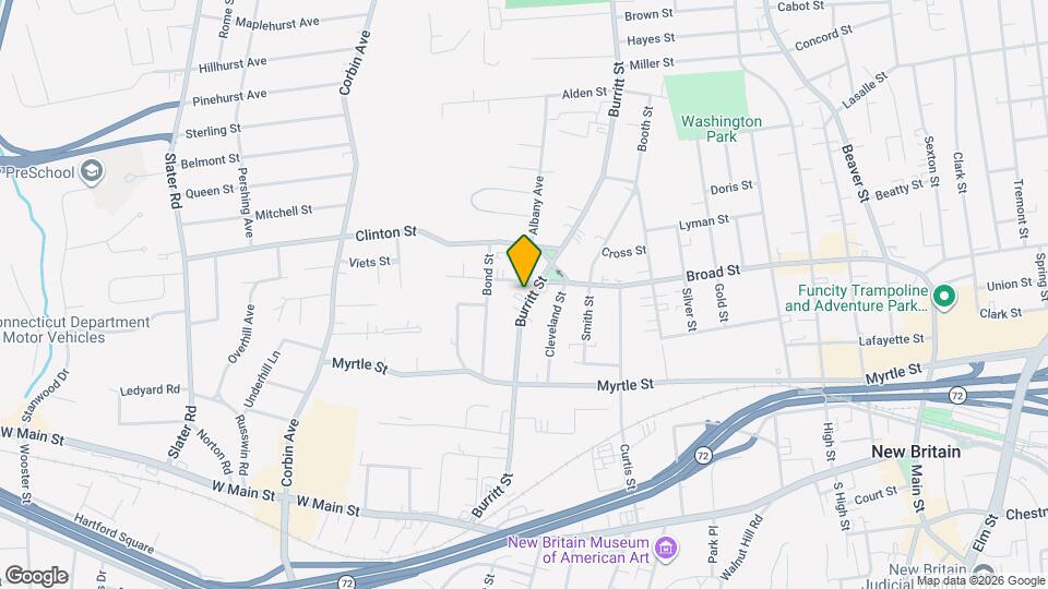 264 Burritt St, Unit 2nd Fl Map and Location Details