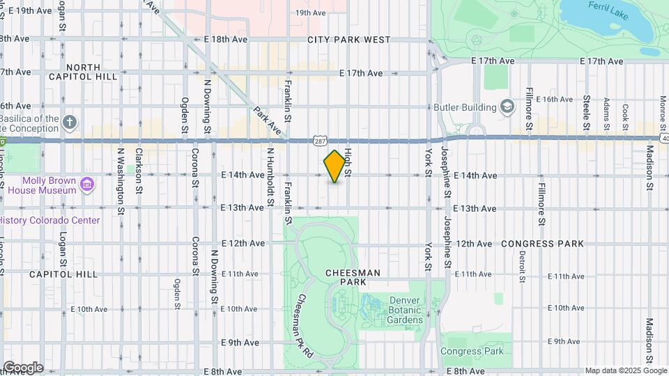 1360 Williams Map and Location Details