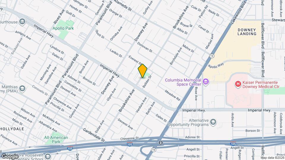 12554-12556 Brookshire Ave Map and Location Details