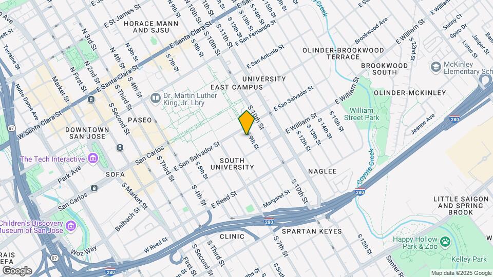 429 S 9th St Map and Location Details