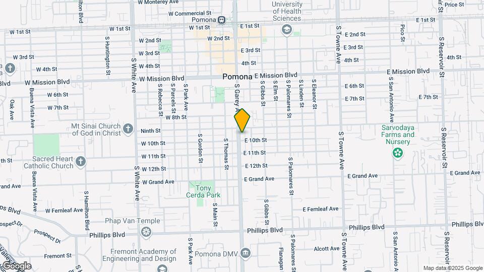 958 S Garey Ave Map and Location Details