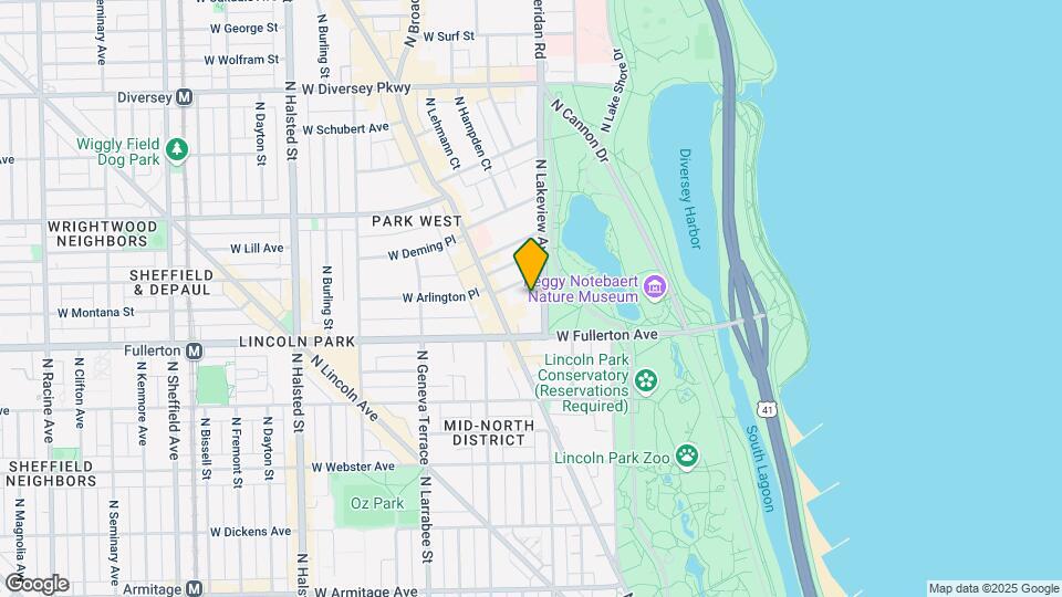 2440 N Lakeview Ave Map and Location Details