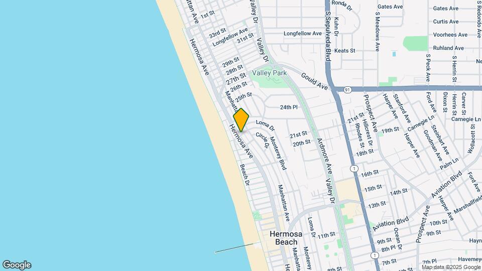 2206 Hermosa Ave Mapa y Detalles de la Ubicación