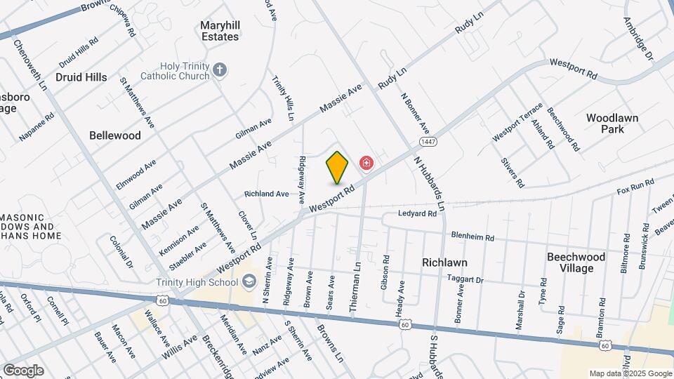 4159-4163 Westport Rd Map and Location Details