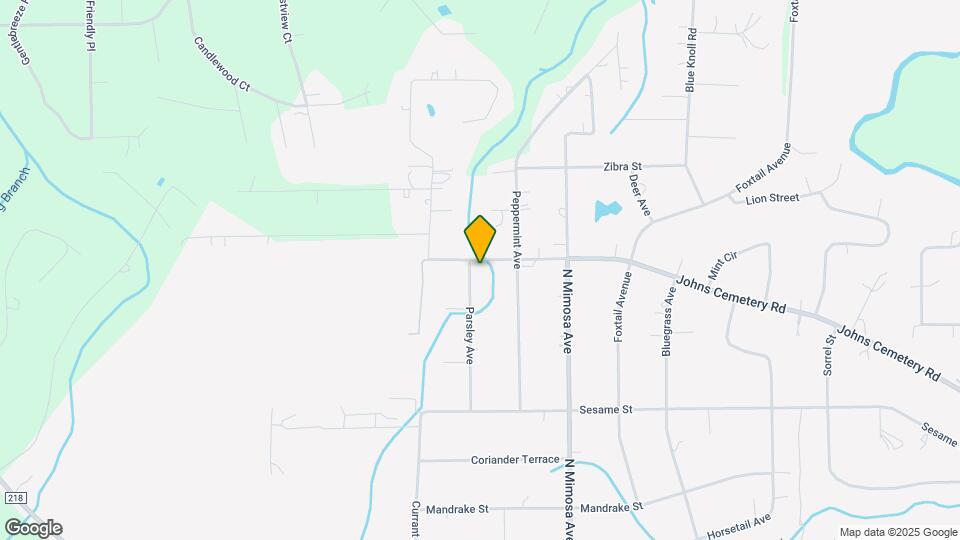 4635 Johns Cemetery Rd Mapa y Detalles de la Ubicación