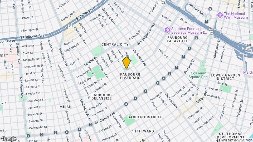 2436-24-36-38 Danneel St Map and Location Details