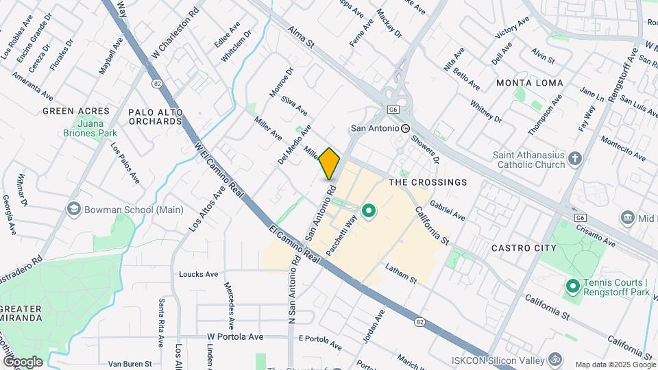 458 San Antonio Rd Map and Location Details