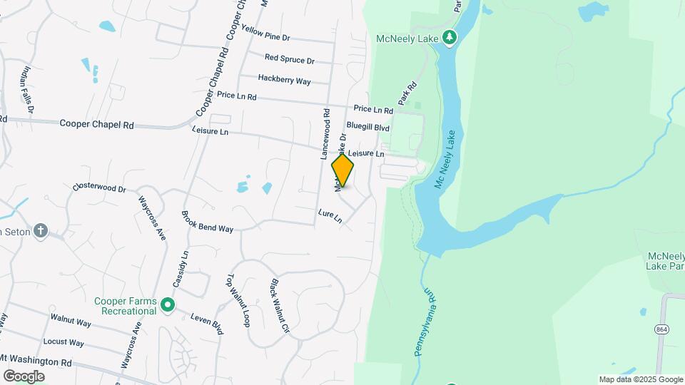 10105 McNeely Lake Dr Map and Location Details